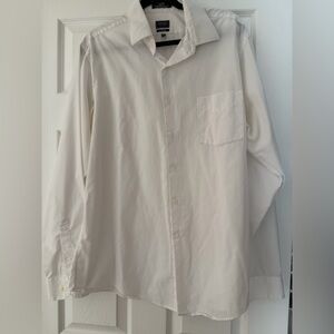 Arrow White Poplin Button Down Shirt
